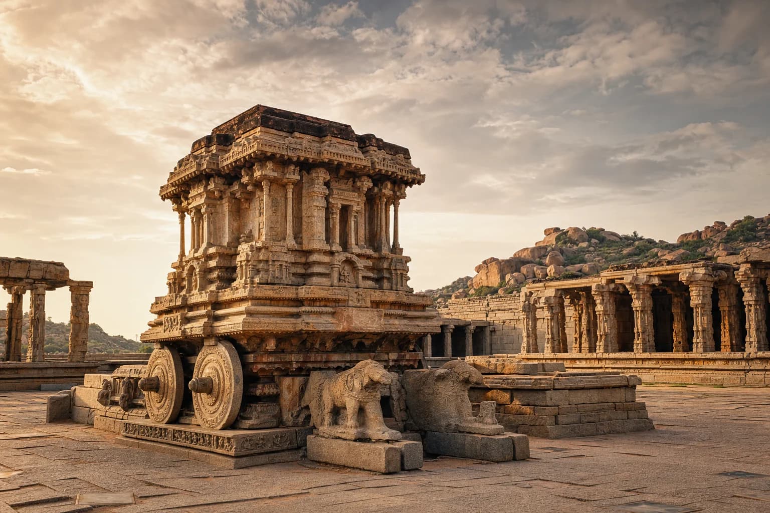 Hampi — built and archaeological heritage