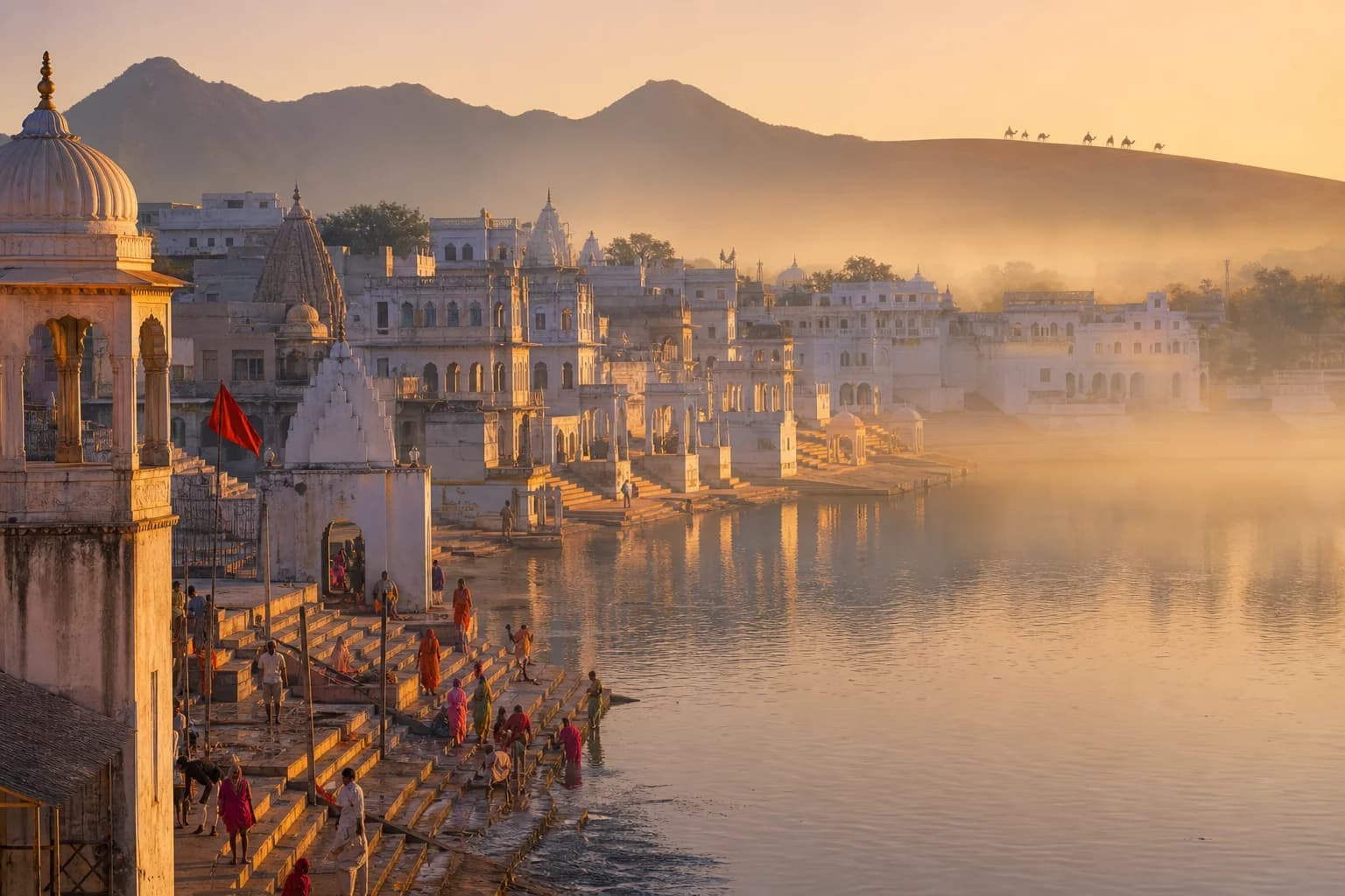 Pushkar & Ajmer — Lake of Brahma, Court of the Saint